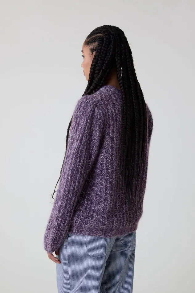 Pulls and Vests Women Leon and Harper Mitzi Mix Jumper Purple