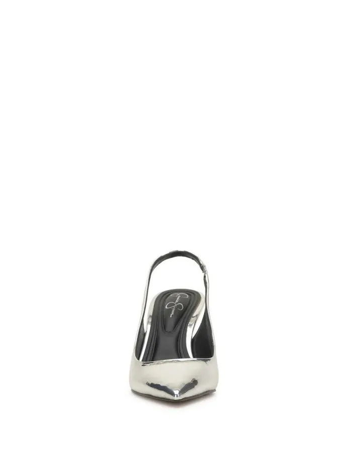 Pumps Shoes Jessica Simpson Souli Sling Back Heel In Silver