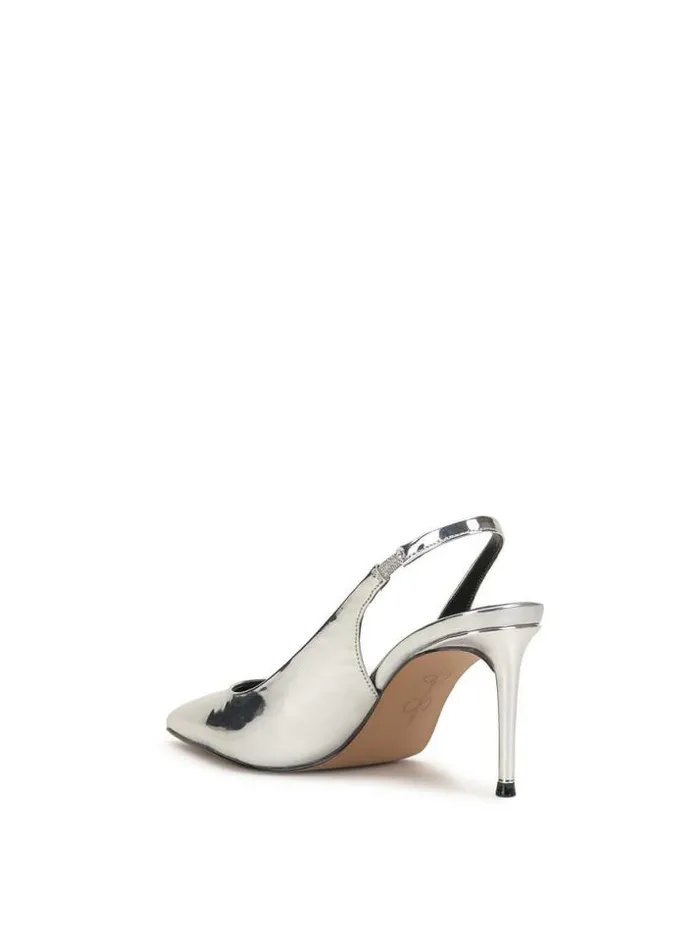 Pumps Shoes Jessica Simpson Souli Sling Back Heel In Silver
