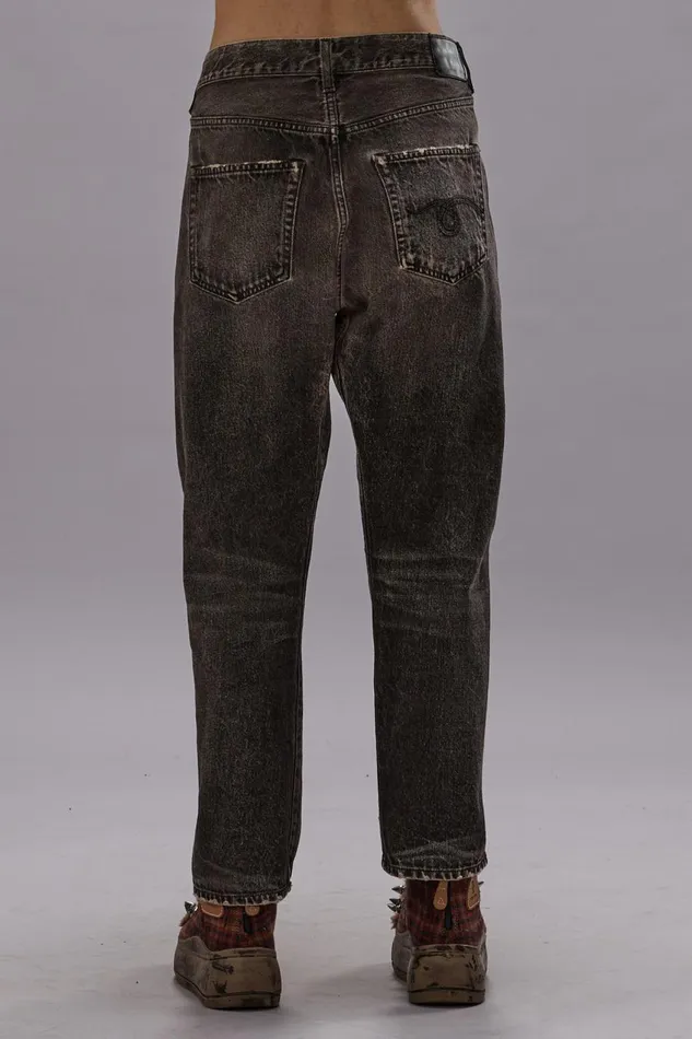 R13 Crossover Women CROSS OVER JEAN 8211 MUD GREY