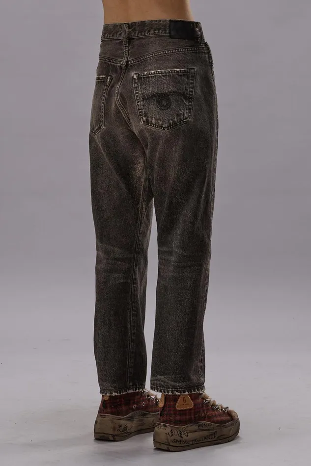 R13 Crossover Women CROSS OVER JEAN 8211 MUD GREY