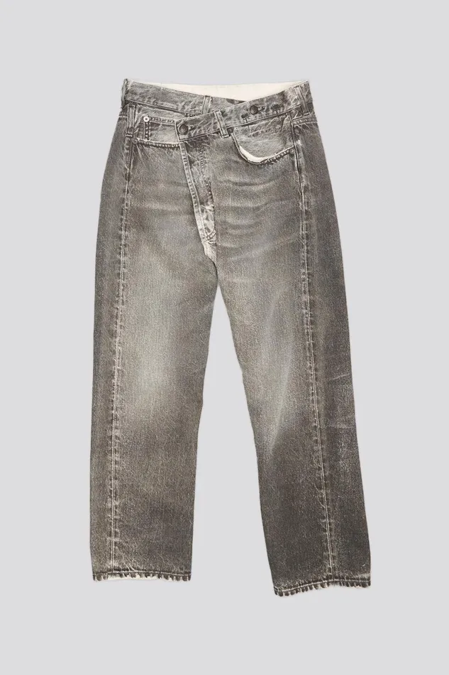 R13 Crossover Women CROSS OVER JEAN 8211 MUD GREY