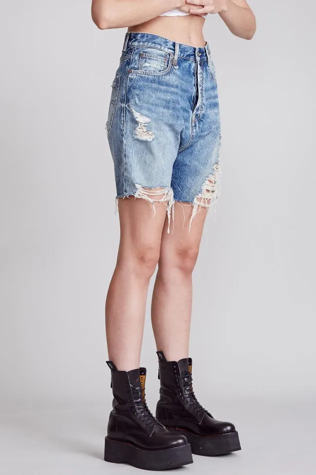 R13 Drop Women Marky Drop Short 8211 Bain Denim