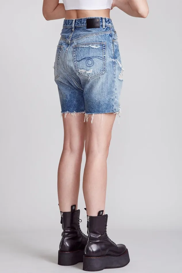 R13 Drop Women Marky Drop Short 8211 Bain Denim
