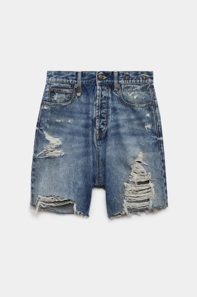R13 Drop Women Marky Drop Short 8211 Bain Denim