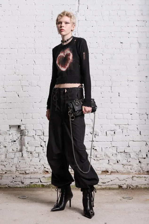 R13 Pants and Shorts Women BALLOON ARMY PANT 8211 BLACK