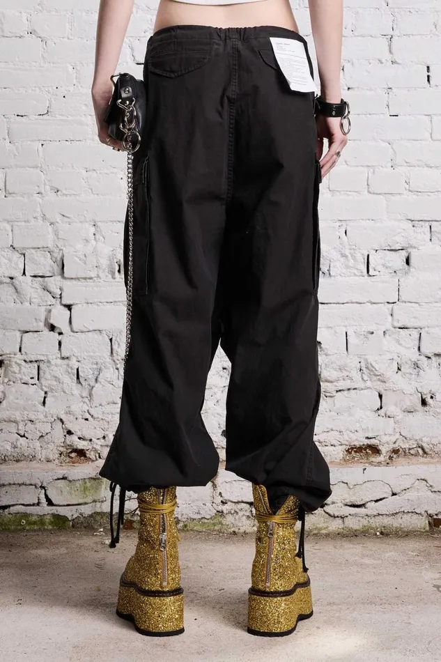 R13 Pants and Shorts Women BALLOON ARMY PANT 8211 BLACK