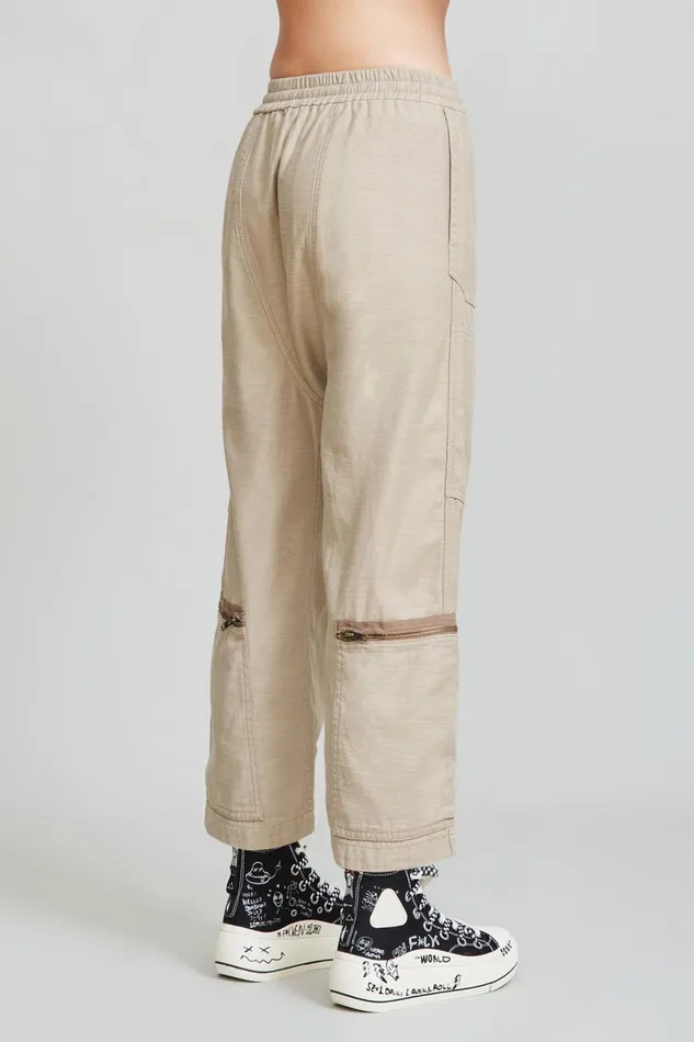 R13 Pants and Shorts Women FLIGHT PANT 8211 KHAKI