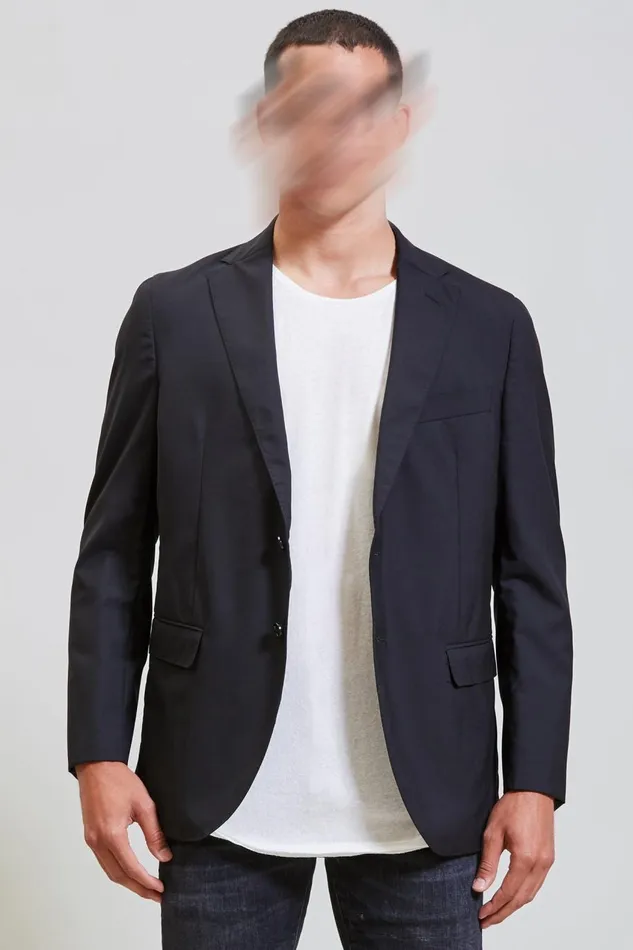 R13 Sale Men USED TO BE PUNK EMBROIDERED BLAZER