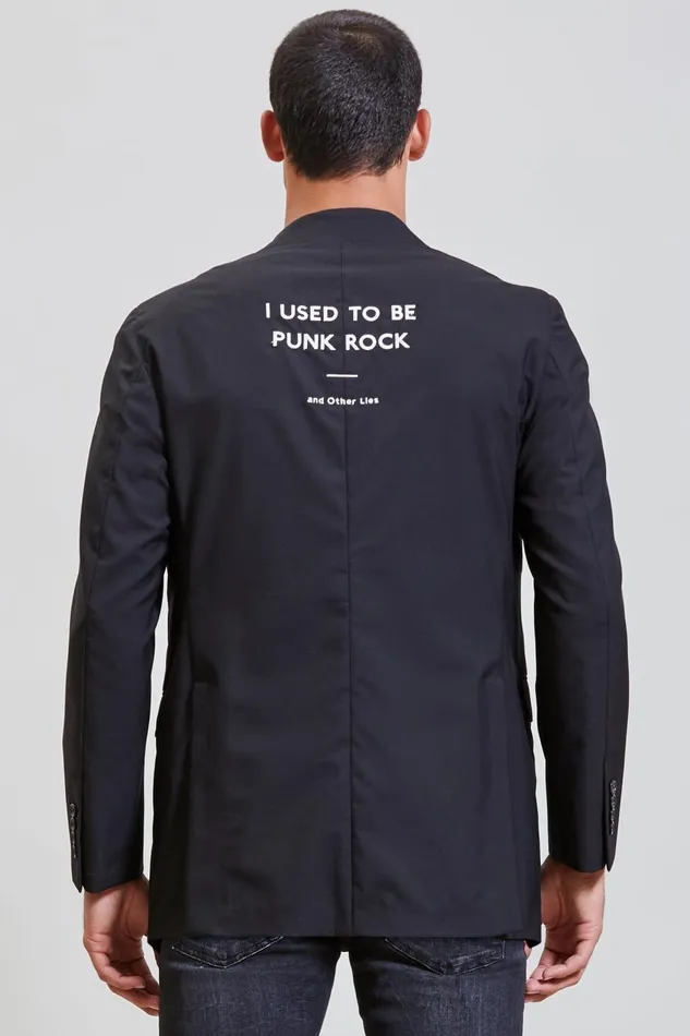 R13 Sale Men USED TO BE PUNK EMBROIDERED BLAZER R13 Sale Men USED TO BE PUNK EMBROIDERED BLAZER