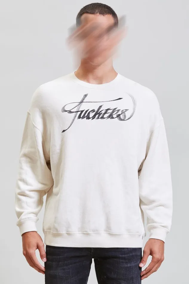 R13 Sale Women FKRS OVERSIZED CREWNECK