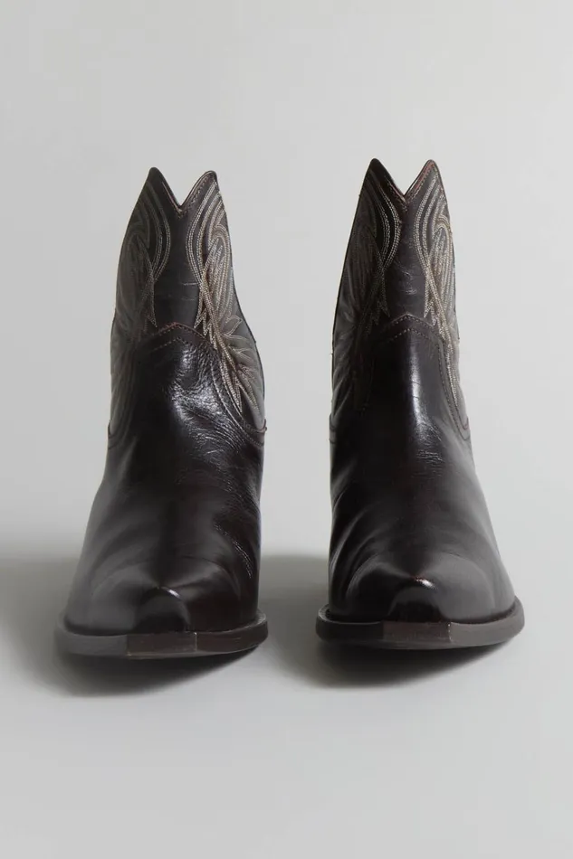 R13 Sale Women HALF ANKLE COWBOY BOOT
