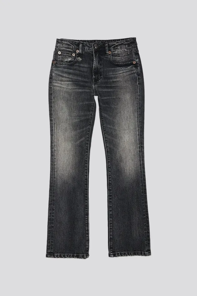 R13 Sale Women KICK FIT 8211 KENNET BLACK STRETCH