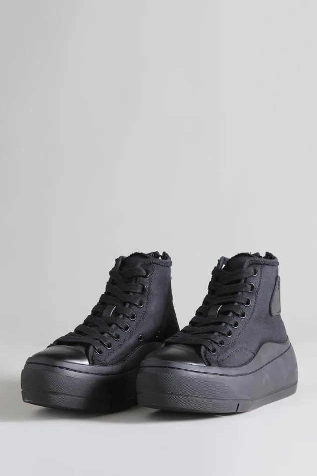R13 Sale Women KURT HIGH TOP 8211 BLACKOUT