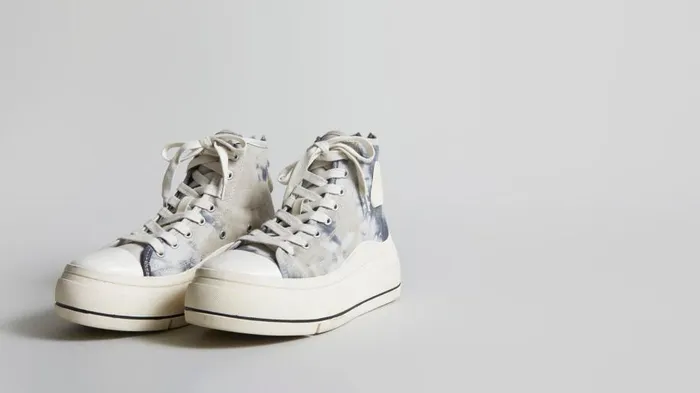 R13 Sale Women KURT HIGH TOP 8211 GREY TIEDYE