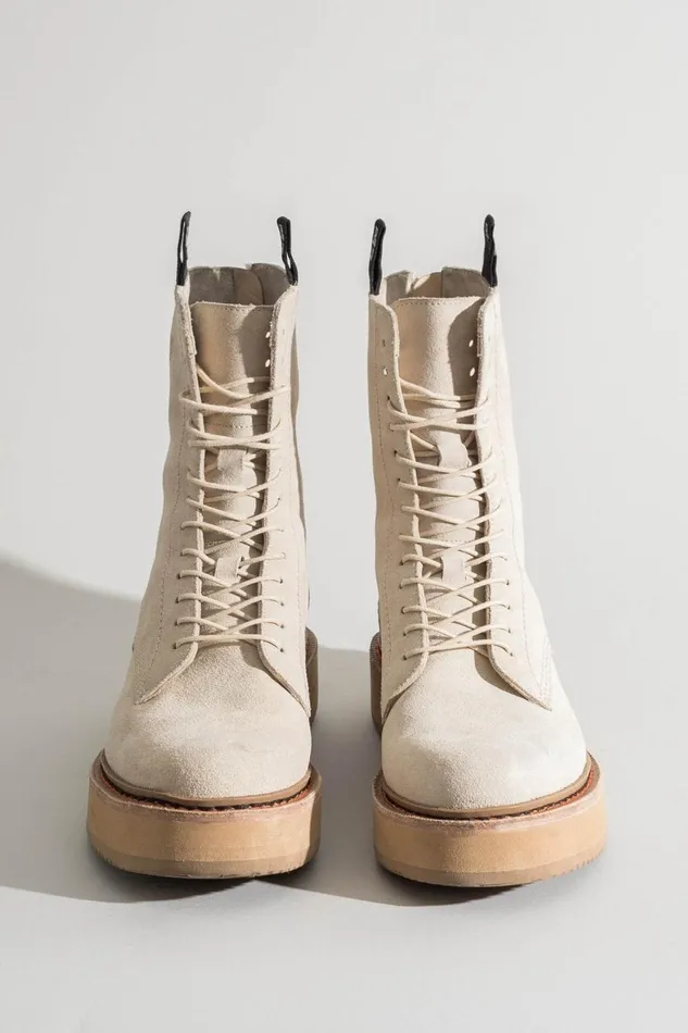 R13 Sale Women MEN039S SINGLE STACK BOOT 8211 TAN SUEDE