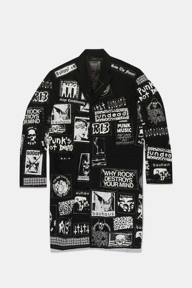 R13 Sale Women PUNK PATCH COAT