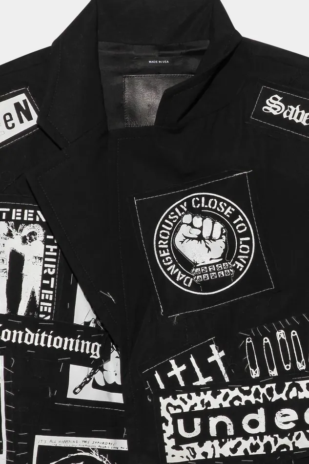 R13 Sale Women PUNK PATCH COAT
