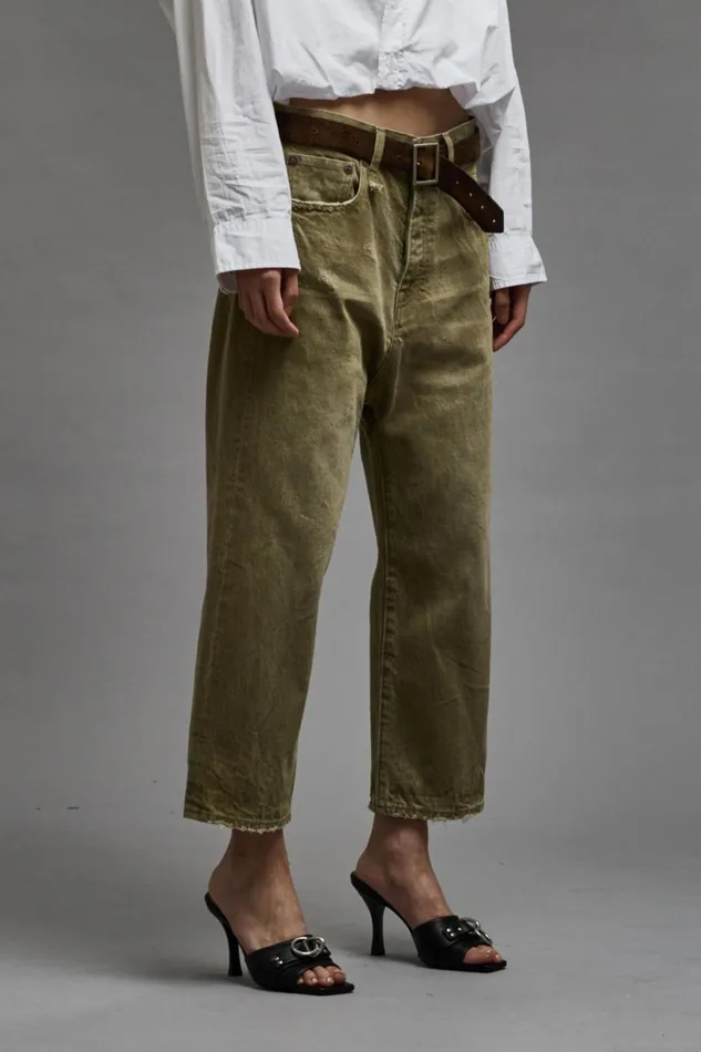 R13 Sale Women TAILORED DROP 8211 MOSS GREEN