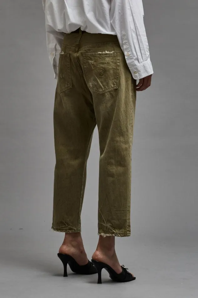 R13 Sale Women TAILORED DROP 8211 MOSS GREEN