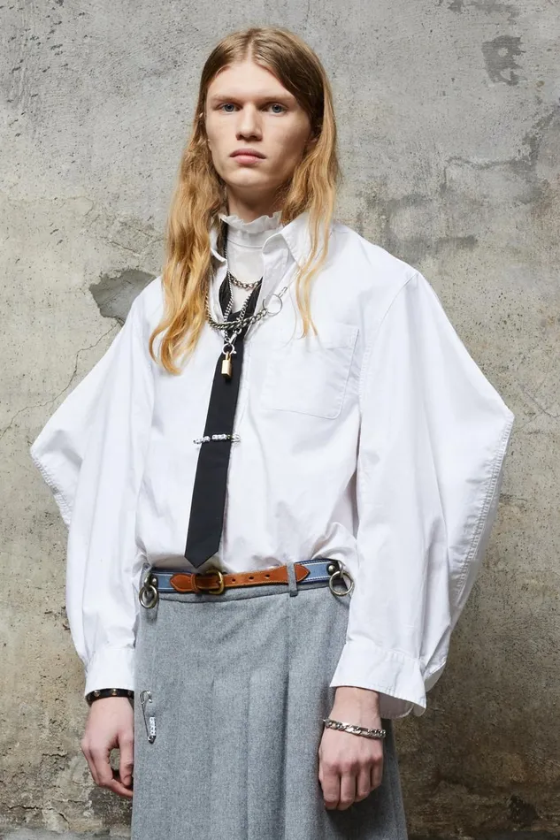 R13 Sale Women ZIGGY BUTTON DOWN 8211 WHITE