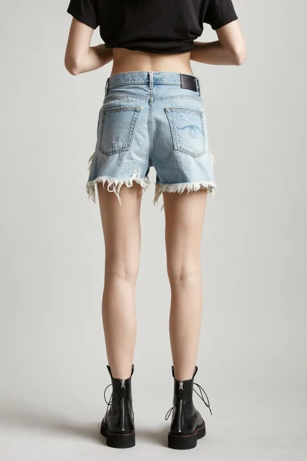 R13 ShortsSkirts Women SHREDDED SLOUCH SHORT 8211 TILLY