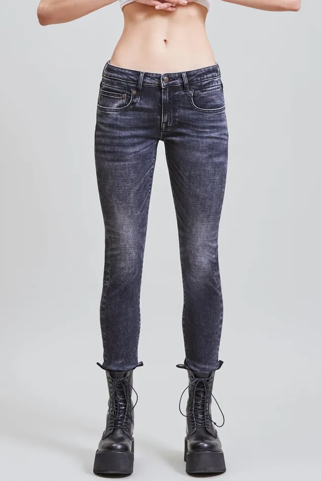 R13 Skinny Women BOY SKINNY 8211 MORRISON BLACK