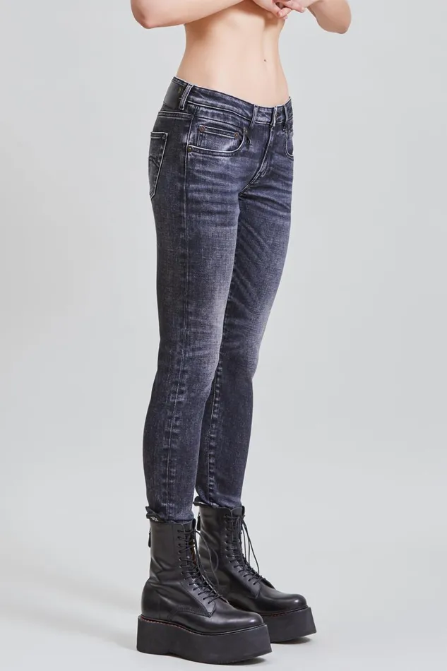 R13 Skinny Women BOY SKINNY 8211 MORRISON BLACK