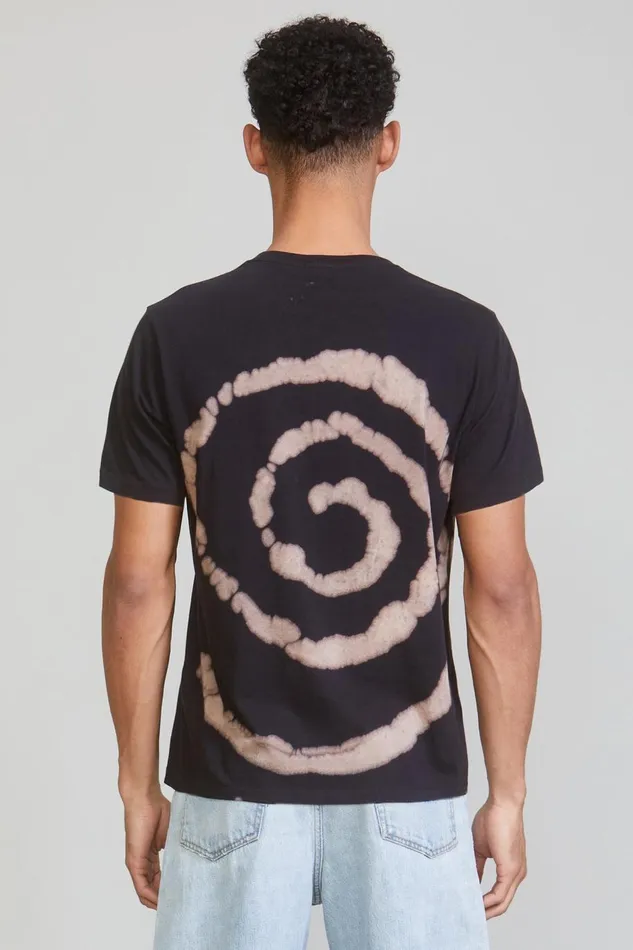R13 Tops Women Holy Fck Boy T 8211 Black Swirl Denim