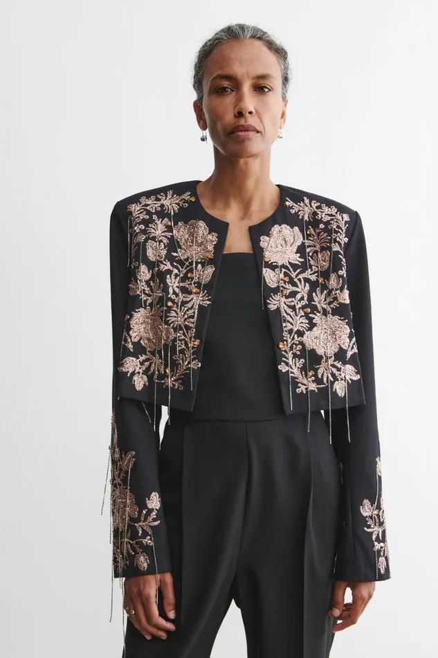Rachel Comey Belts Women Embroidered Toga Belt Black