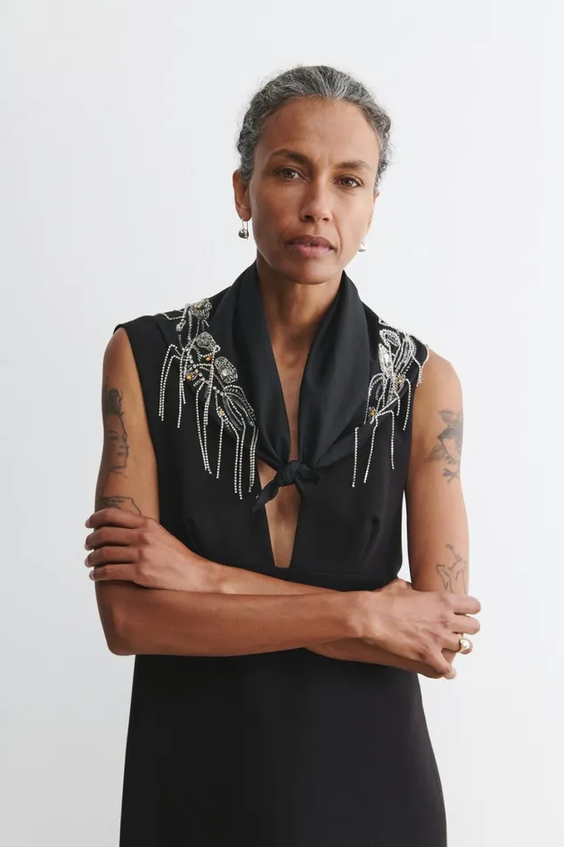 Rachel Comey Belts Women Embroidered Toga Belt Black