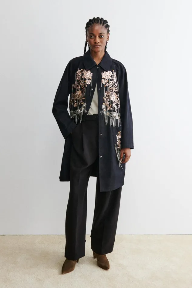 Rachel Comey Belts Women Embroidered Toga Belt Black
