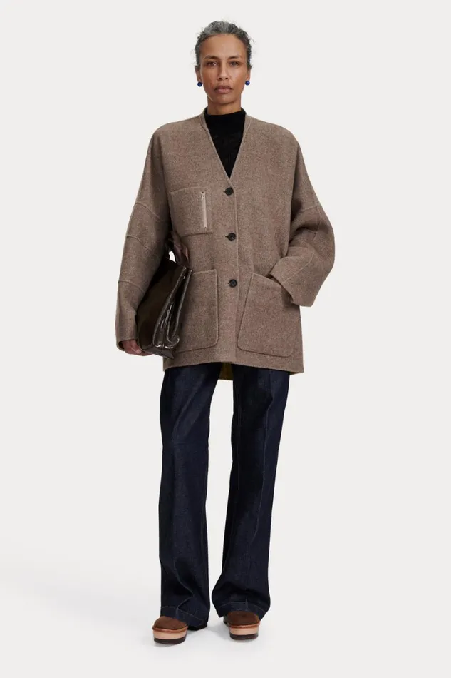 Rachel Comey Jackets Outerwear Women Canal Coat Sencha Light Brown