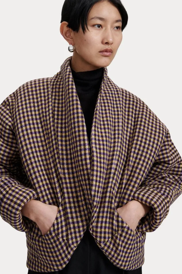Rachel Comey Jackets Outerwear Women Simas Jacket Purpleyellow Rachel Comey Jackets Outerwear Women Simas Jacket Purpleyellow