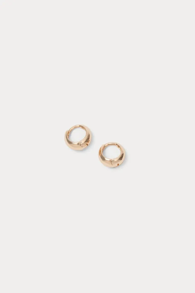 Rachel Comey Jewelry Women Baby Alpha Hoop Gold