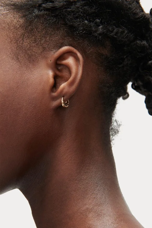 Rachel Comey Jewelry Women Baby Alpha Hoop Gold Rachel Comey Jewelry Women Baby Alpha Hoop Gold