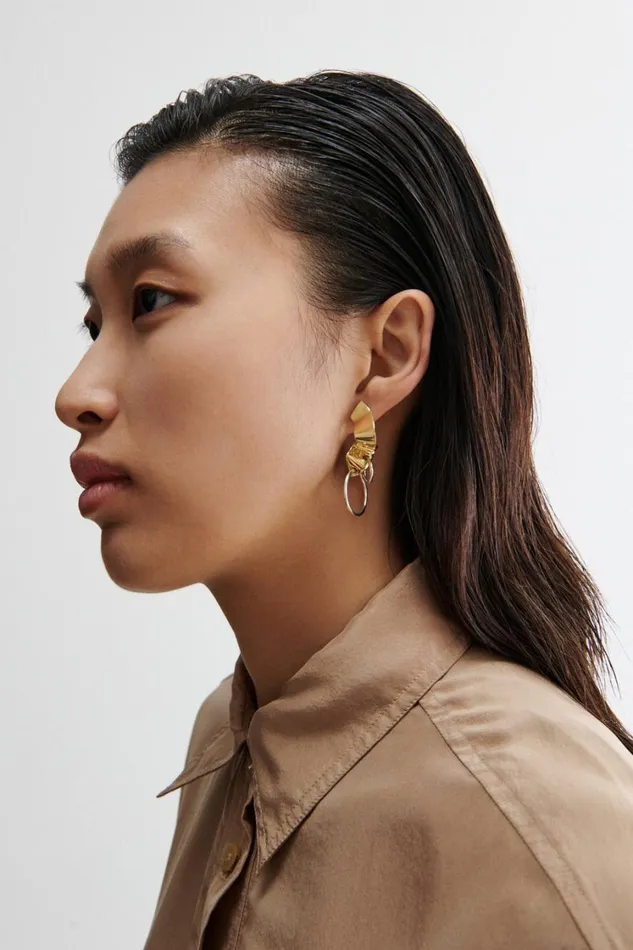 Rachel Comey Jewelry Women Quarry Elbe Loop Earring Pair Brass Rachel Comey Jewelry Women Quarry Elbe Loop Earring Pair Brass