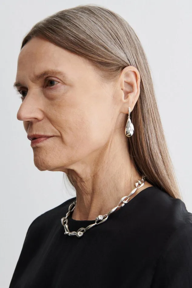 Rachel Comey Jewelry Women Quarry Kean Bump Necklace Silver