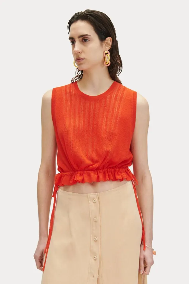Rachel Comey Knits Women Davey Top Dark Olive Rachel Comey Knits Women Davey Top Dark Olive