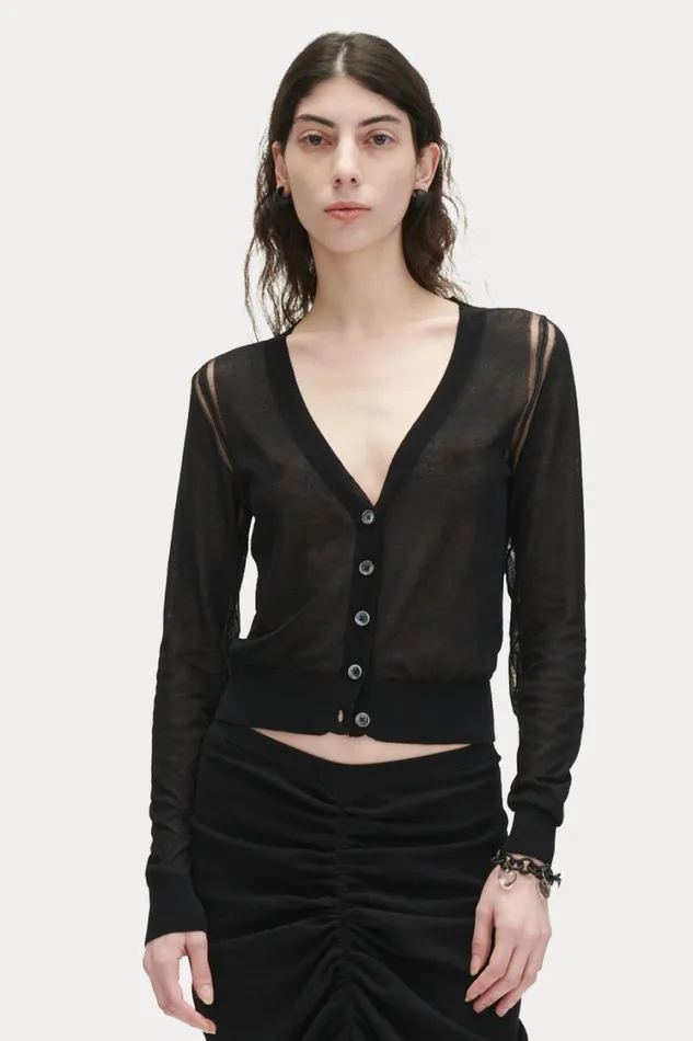 Rachel Comey Knits Women Eyre Cardigan Guava Rachel Comey Knits Women Eyre Cardigan Guava