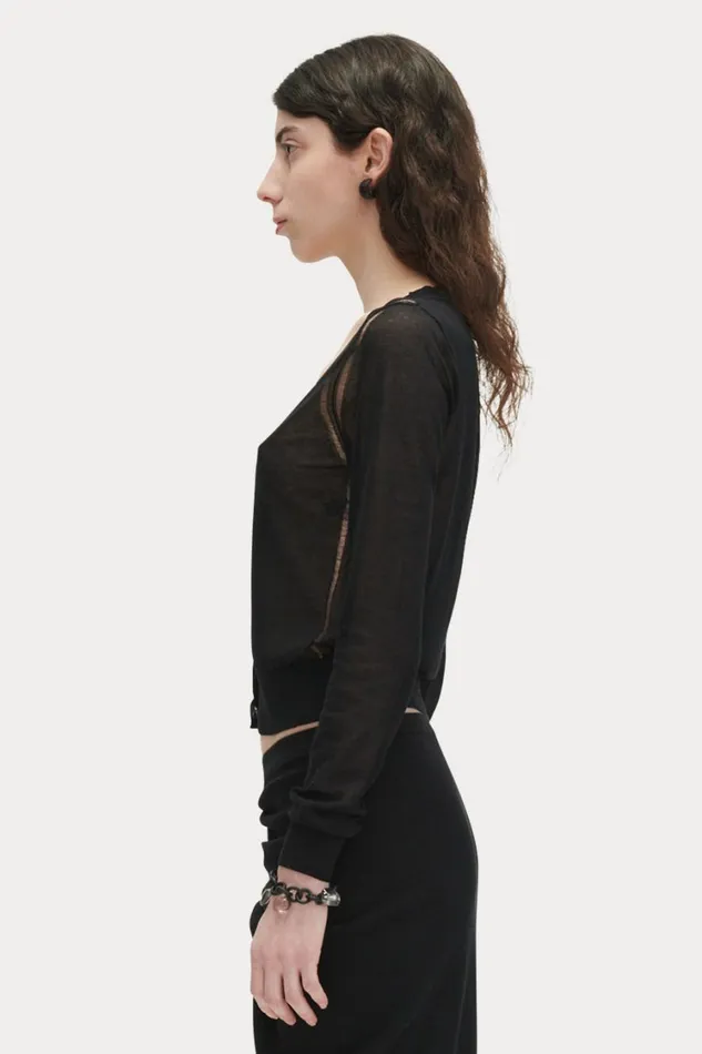 Rachel Comey Knits Women Eyre Cardigan Guava Rachel Comey Knits Women Eyre Cardigan Guava