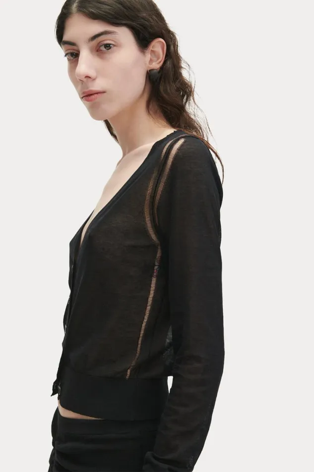 Rachel Comey Knits Women Eyre Cardigan Guava Rachel Comey Knits Women Eyre Cardigan Guava