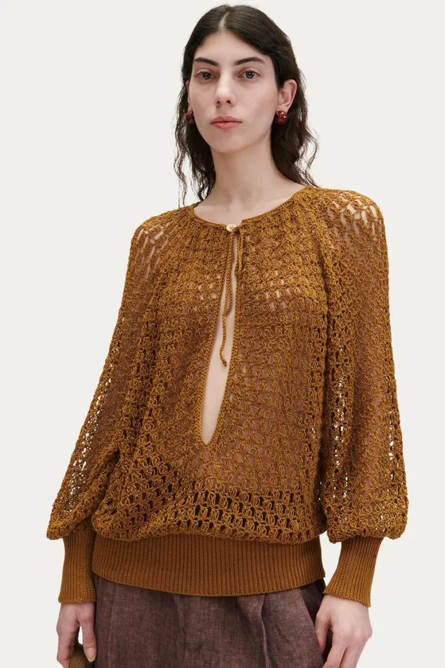 Rachel Comey Knits Women Gia Top Bronze Rachel Comey Knits Women Gia Top Bronze