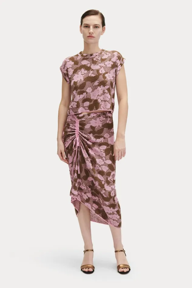 Rachel Comey Knits Women Volo Skirt Pink Multi Rachel Comey Knits Women Volo Skirt Pink Multi