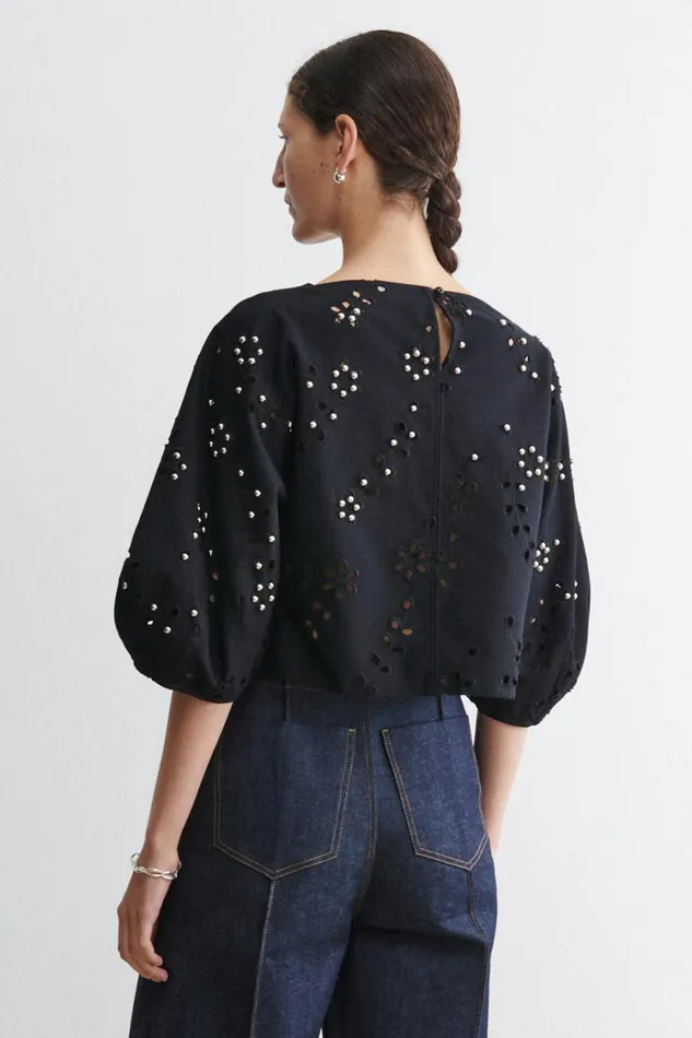 Rachel Comey Tops Women Mura Top Black Rachel Comey Tops Women Mura Top Black