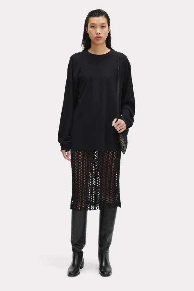Rachel Comey Tops Women Shokan Tee Black Rachel Comey Tops Women Shokan Tee Black