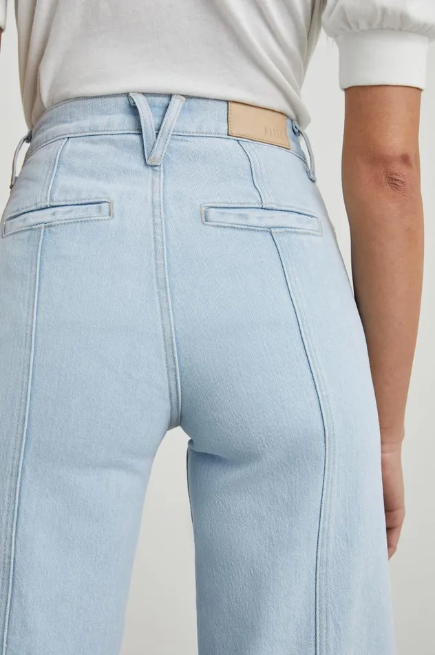 Rails Denim Women GETTY CROP UTILITY WIDE LEG Oceanview