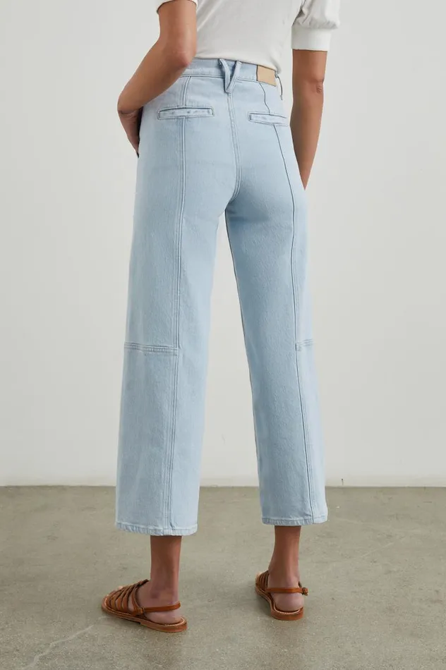 Rails Denim Women GETTY CROP UTILITY WIDE LEG Oceanview