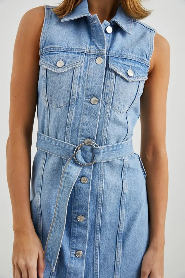 Rails Denim Women WILSHIRE DRESS Blue Dream