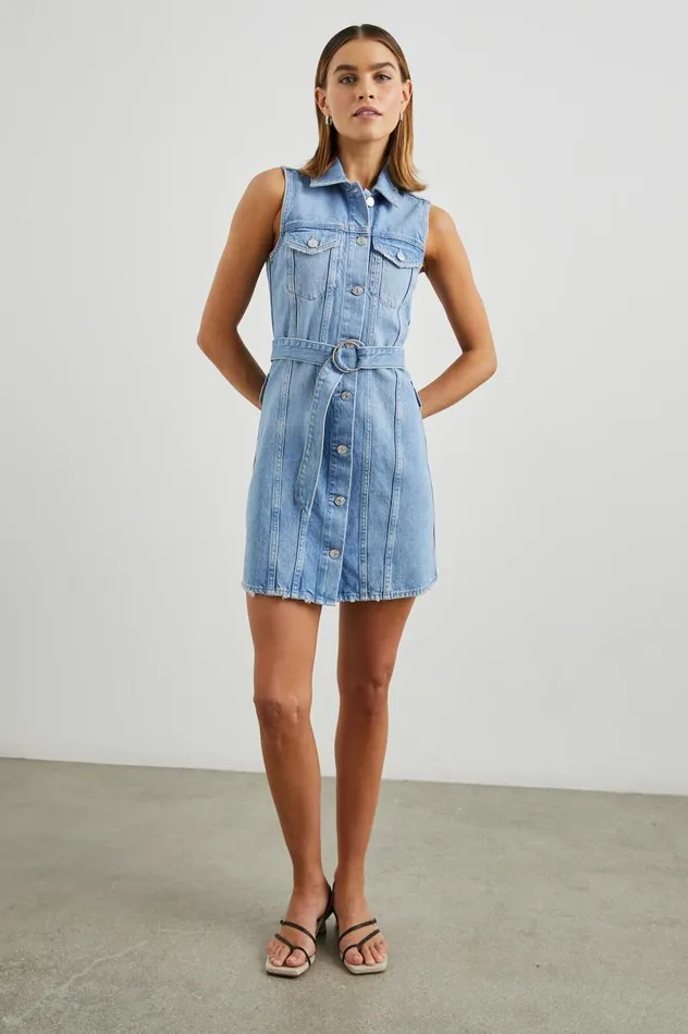 Rails Denim Women WILSHIRE DRESS Blue Dream